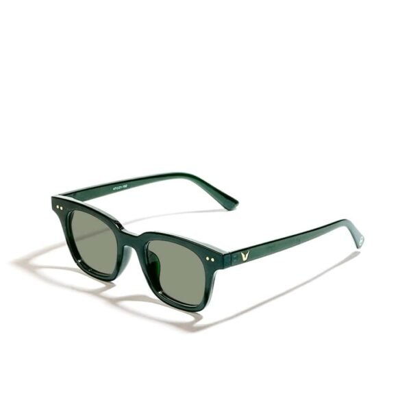 Unisex Square Emerald Green Sunglasses